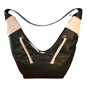 VINCE CAMUTO NWT Gorgeous Leather Ganya Hobo Bag in Mallard Green with dust bag